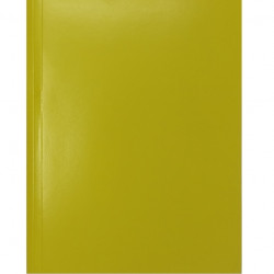 Скоросшиватель "deVENTE" A4 картонный мелованный желтый (280 г/м²) без надписи "Дело" ( Код ТН ВЭД 4820300000)