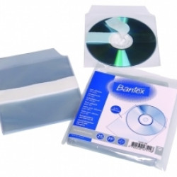 *Pašlīmējoša kabata Bantex CD diskiem, 25gab.