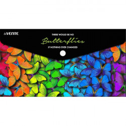 *Mape-aploksne ar pogu deVENTE, A65, 0.15mm, Butterfly