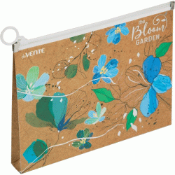 *Mape ar rāvējslēdzēju deVente Bloom Garden A5, 0.18 mic, ziedi zilos toņos