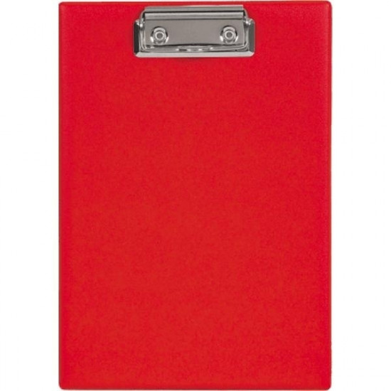 Клипборд "deVENTE" A5 (160x230 мм), картон толщина 1,5 мм, покрытие ПВХ, красный ( Код ТН ВЭД 4820900000)