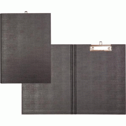 Блокнот deVENTE A4 картон 2мм с крышкой из ПВХ черный