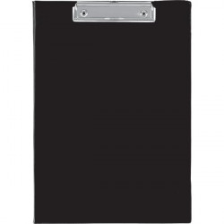 Клипборд "deVENTE" A4, картон толщина 2 мм, покрытие ПВХ, черный
