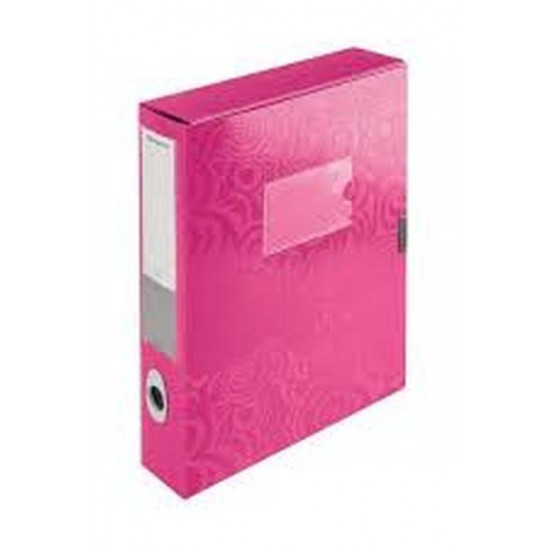 Mape-kārba ar lipekli Panta Plast Tai Chi 55mm, rozā