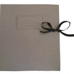 Папка для бумаг Rappin A4, картонная, с завязками, натуральный цвет