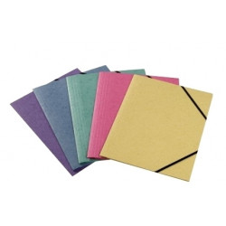 Папка на резинках Rappin A4, картонная, натуральный цвет