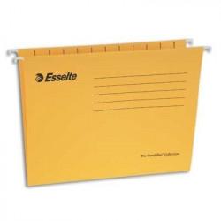 Iekaramā mape Esselte Pendaflex Standart, A4, V-veida, kartona, 1gab, dzeltena