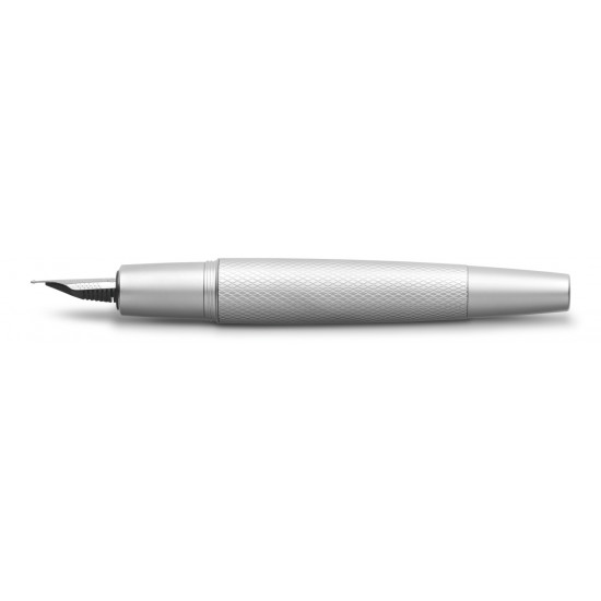 Tintes pildspalva Faber-Castell e-motion M, sudraba korpuss
