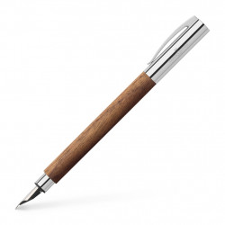 Tintes pildspalva Faber-Castell Ambition F, valriekstu koka korpuss