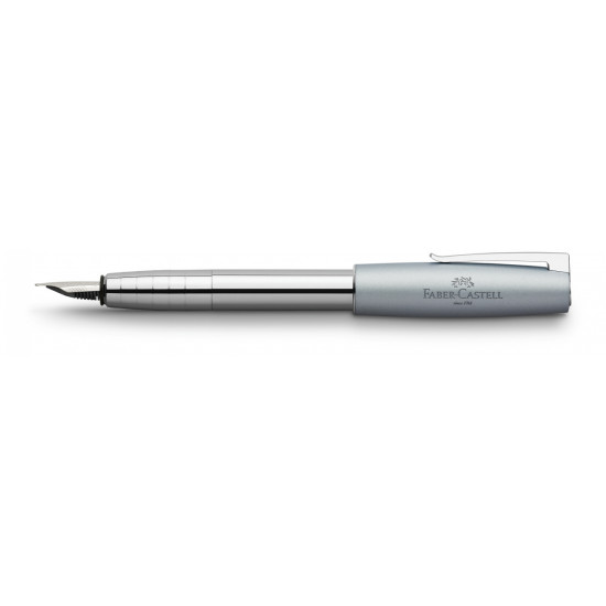 Tintes pildspalva Faber-Castell Loom Metalic M gaiši zils korpuss