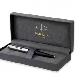 Lodīšu pildspalva Parker Parker 51 Core Black CT Medium Black, melns korpuss