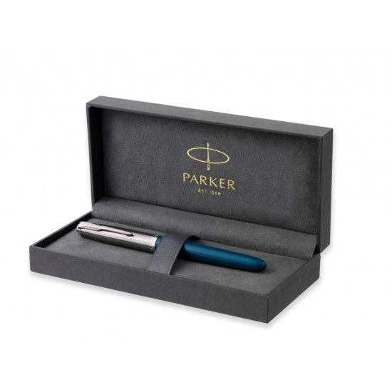 Tintes pildspalva Parker Parker 51 Core Teal Blue CT Fine, zils korpuss