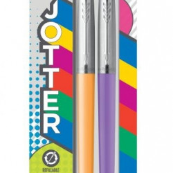 Шариковая ручка Parker Jotter Originals POP ART Duo Marigold/Frosty Purple Medium Blue