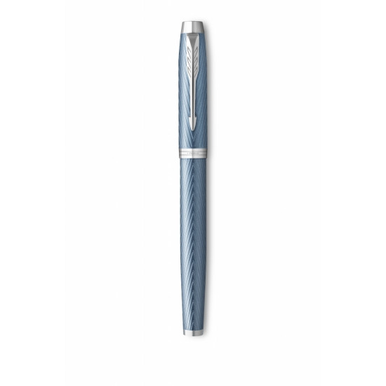 Tintes pildspalva Parker IM Premium CT Fine, zili/pelēka