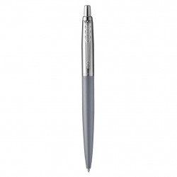 Lodīšu pildspalva Parker Jotter XL Matte Grey CT Medium Blue, matēts sudraba korpuss