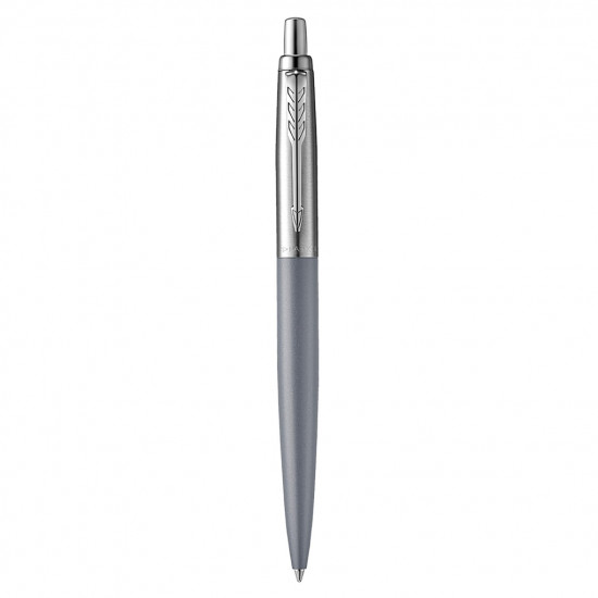 Lodīšu pildspalva Parker Jotter XL Matte Grey CT Medium Blue, matēts sudraba korpuss