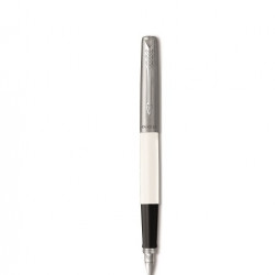 *Tintes pildspalva Parker Jotter Originals White CT Medium, balts korpuss