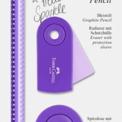 Zīmuļu komplekts Faber-Castell Jumbo Sparkle, violets