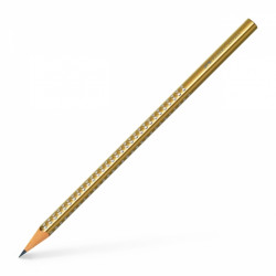 Простой карандаш Faber-Castell Sparkle металик золотой