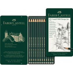 Простой карандаш  Faber-Castell 9000 5B-5H 12шт в упаковке P