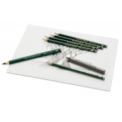 Простой карандаш Faber-Castell 9000 8B-2H 12шт в упаковке P