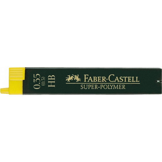 Zīmuļu kodoliņi Faber-Castell Super-Polymer 0.35mm, HB