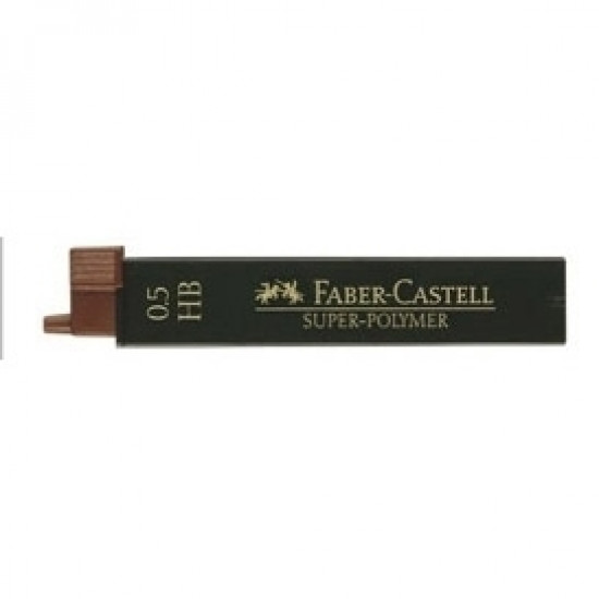 Zīmuļu kodoliņi Faber-Castell Super Polymer 0.5mm HB (P)