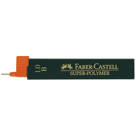 Грифель для механического карандаша Faber-Castell Super-Polymer 1,0мм B