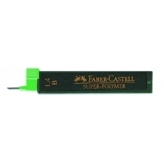 Zīmuļu kodoliņi Faber-Castell Super-Polymer 1.4mm, B (P)