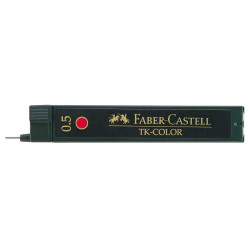 *Zīmuļu kodoliņi Faber-Castell Color 0.5mm, sarkani