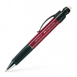 *Mehāniskais zīmulis Faber-Castell Grip Plus 0.7mm, metāliski sarkana, (P)