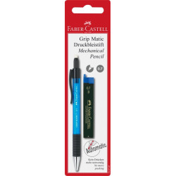 Механический карандаш Faber-Castell Grip-Matic 0.7мм, корп.в асс. + стержни