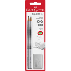 Простой карандаш Faber-Castell G-pencil GRIP 2001 B 2x+ Grip Edge BC gr