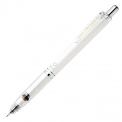 Механический карандаш Zebra Delguard 0.5мм, белый корпус, с системой защиты грифеля