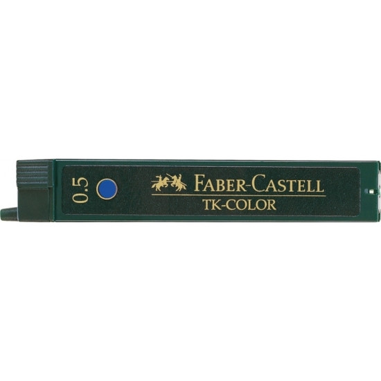 *Zīmuļu kodoliņi Faber-Castell Colour 0.5mm, zili (P)