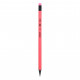 Zīmulis ar dzēšgumiju trīsstūrveida Deli Neon U546, HB, 1gab