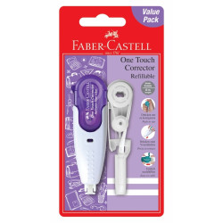 *Korekcijas lente Faber-Castell One Touch Refillable 5mmx6m + maiņas lente