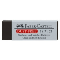 Dzēšgumija Faber-Castell Dust-free,melna