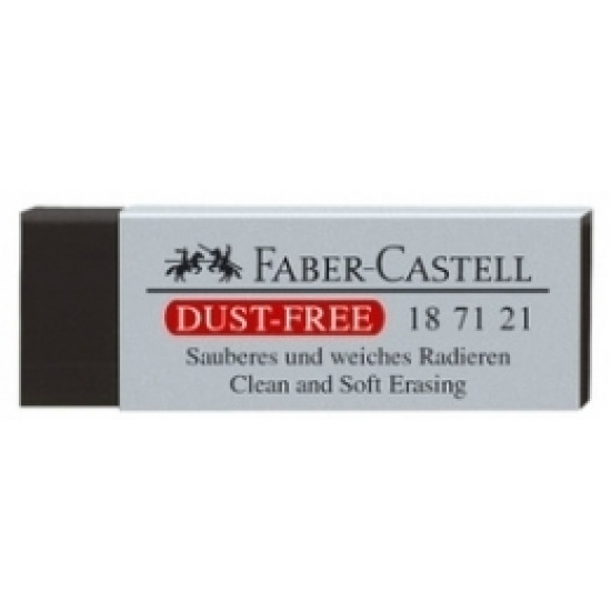 Dzēšgumija Faber-Castell Dust-free,melna