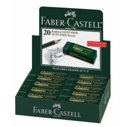 Dzēšgumija Faber-Castell Dust-free,zaļa
