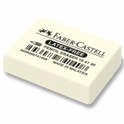 Стирательная резинка Faber-Castell 7041-40, белая