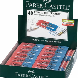 Стирательная резинка Faber-Castell 7070-40,красный,синий P