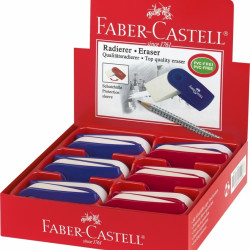 Стирательная резинка Faber-Castell Sleeve Big, красный,синийP