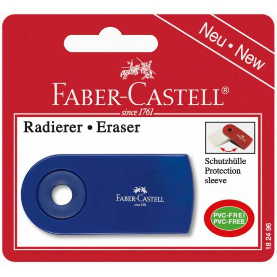 Стирательная резинка Faber-Castell Sleeve, разные цвета P