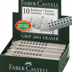 Стирательная резинка  Faber-Castell Grip 2001, серая