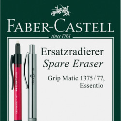 Dzēšgumijas Faber-Castell Grip matic 1375/77 mehāniskajam zīmulim, 3gab/iep