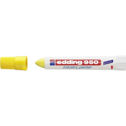 *Industriālais marķieris krīts Edding 950, Ø10mm, dzeltens