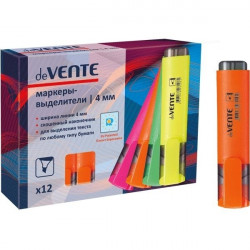 *Teksta marķieris deVente, 1-5mm, nošķelts, oranžs