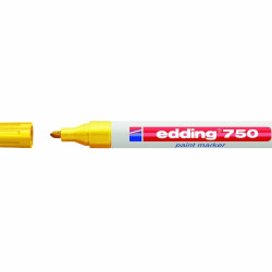 Permanents marķieris Edding Paint 750, 2-4mm, konisks, dzeltens
