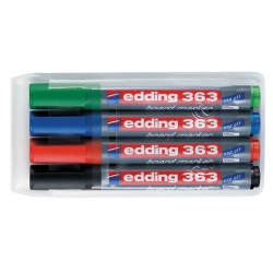 edding 363 маркер для белой доски набор из 4 штук ассорти